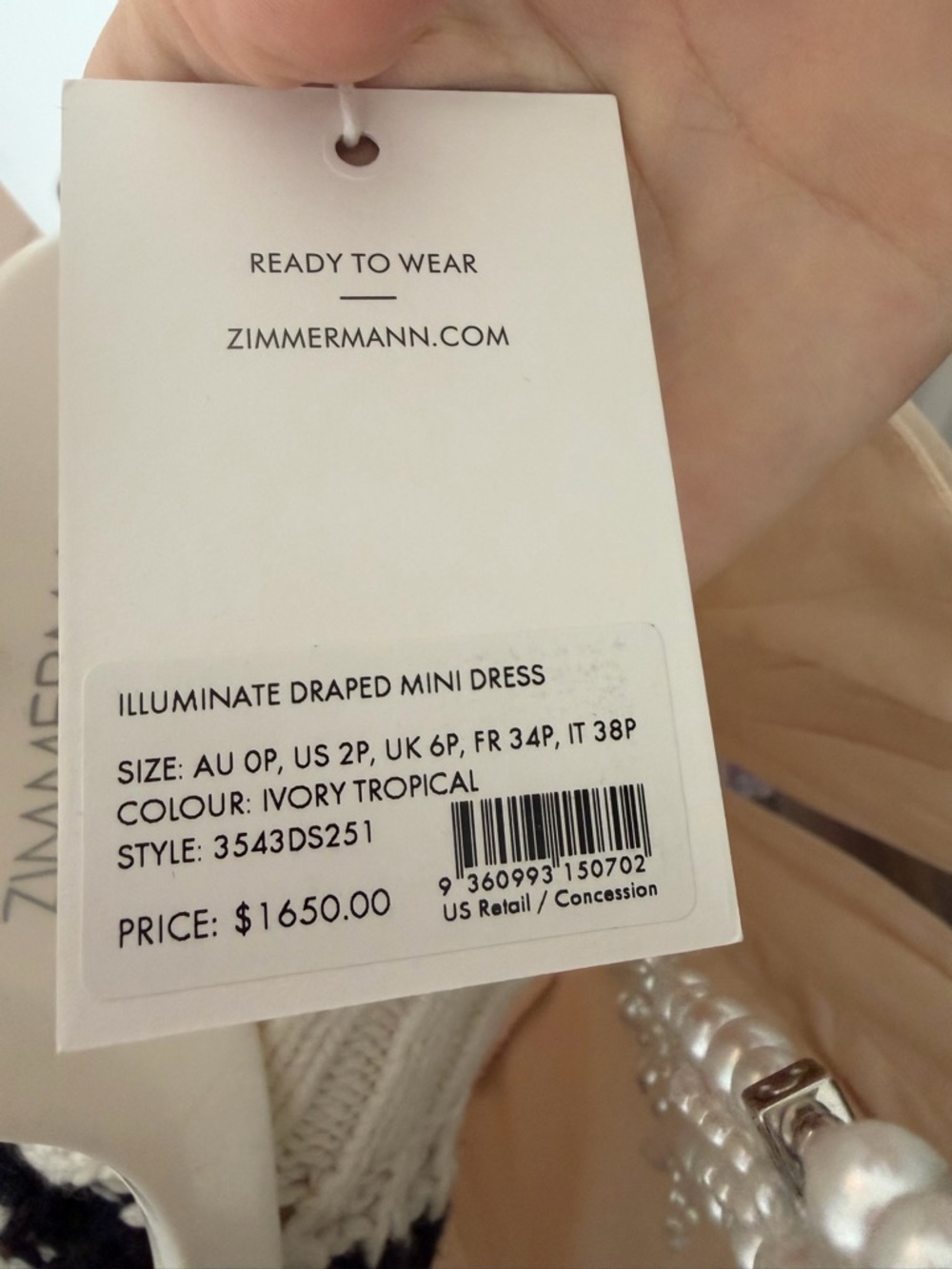 Zimmermann illuminate draped mini dress - Picture 5 of 10
